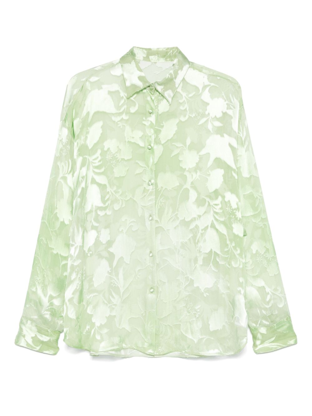 Ermanno Scervino floral-jacquard shirt - Pink