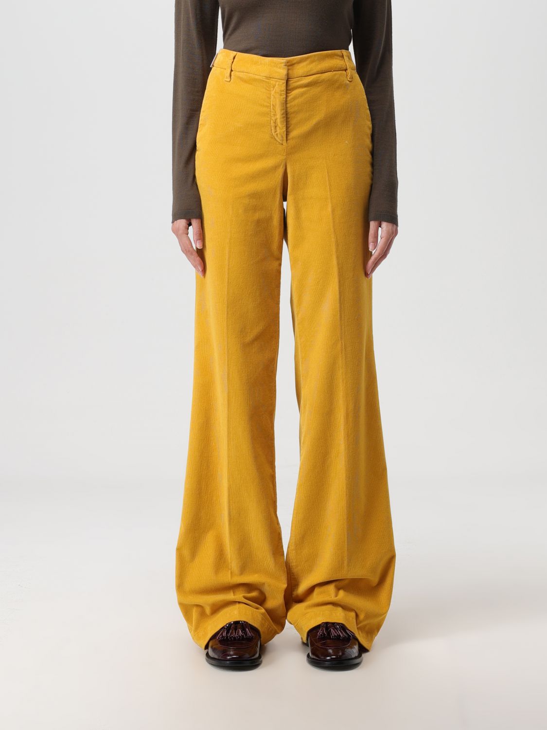 Pants Woman color Yellow