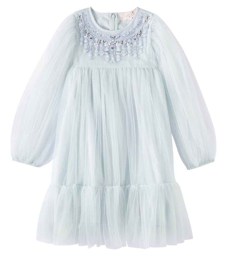 Tutu Du Monde First Frost embellished tulle dress