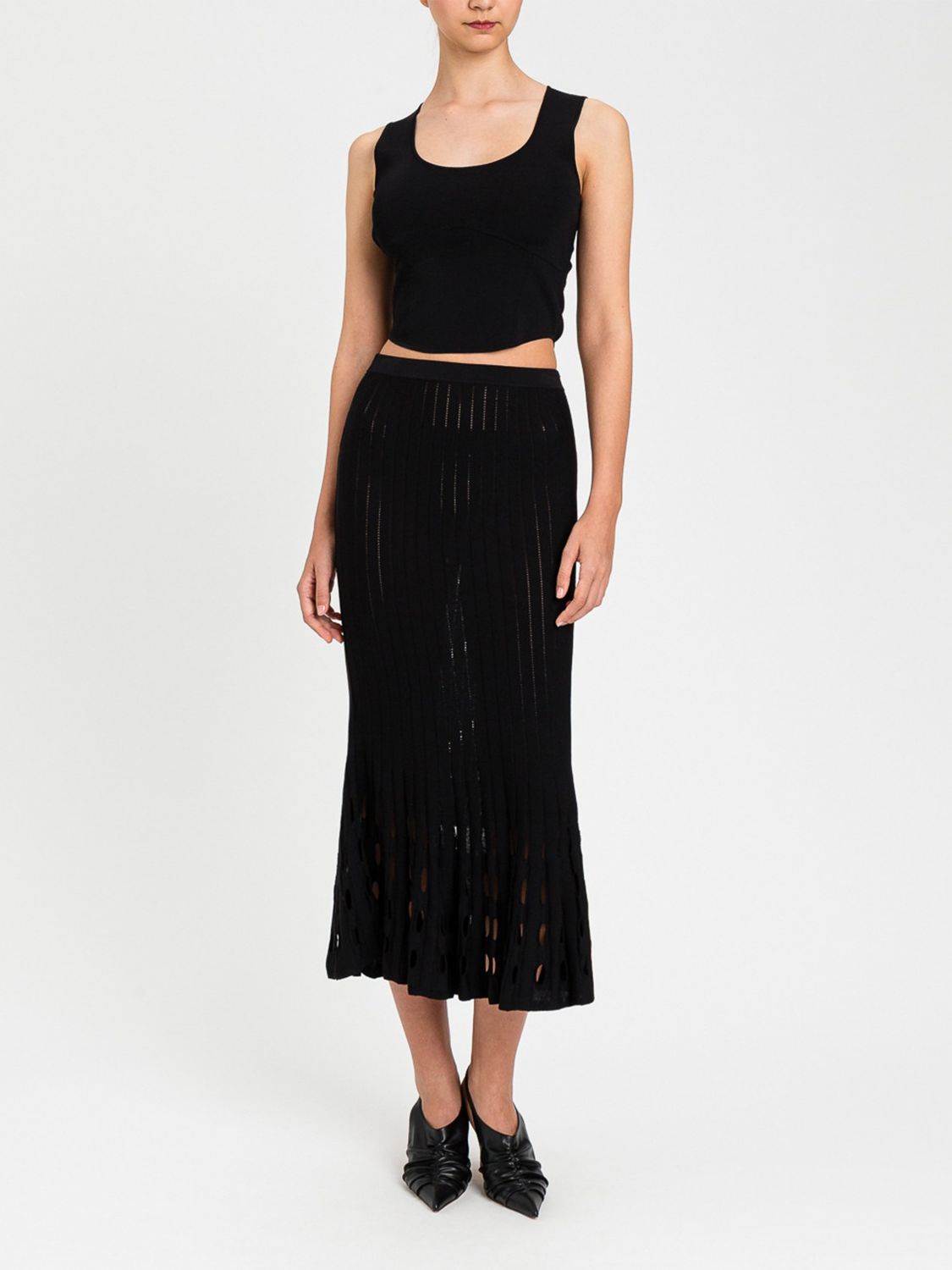 Top Woman color Black