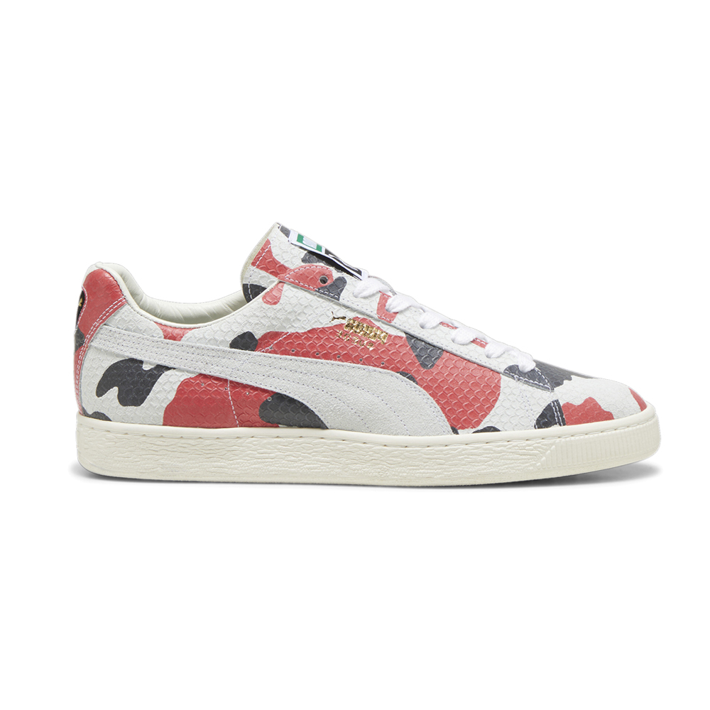 Suede Made In Japan Koi Lace Up Sneakers