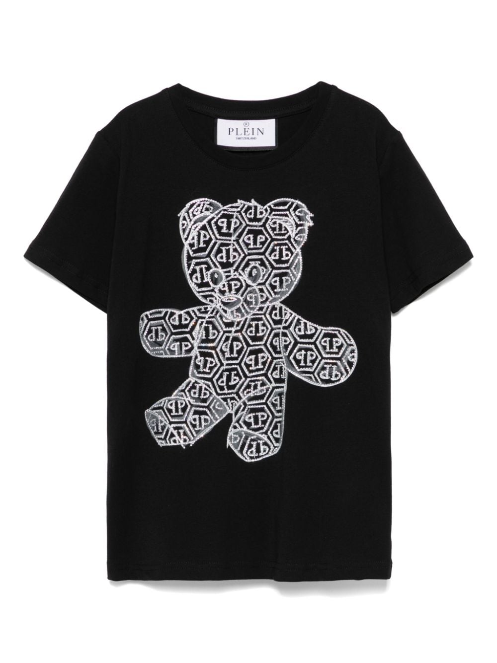Teddy bear crew-neck T-shirt - Black