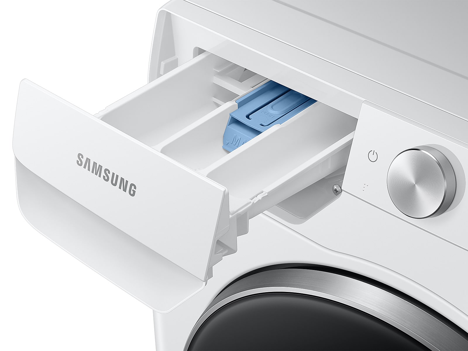 2.5 cu. ft. Compact Front Load Washer with AI Smart Dial and Super Speed Wash in White(WW25B6900AW/A2)