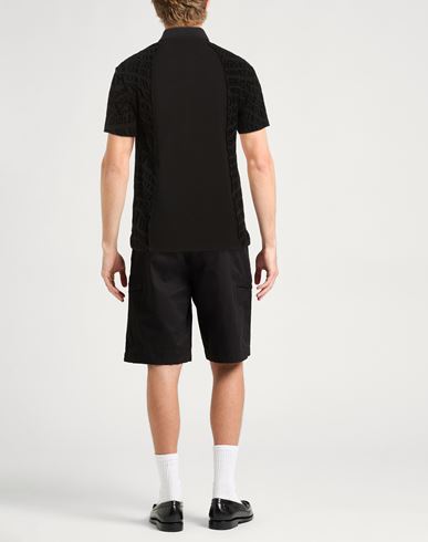 Man Polo shirt Black Size S Cotton
