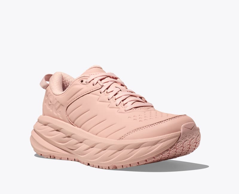 HOKA Women's Bondi SR Shoes in Peach Whip/Peach Whip