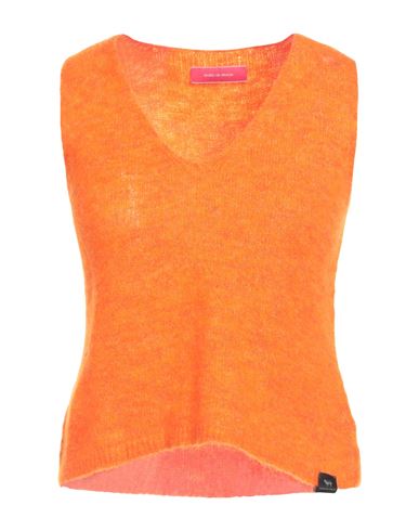 Woman Sweater Orange Size M Acrylic, Polyamide, Wool, Polyester
