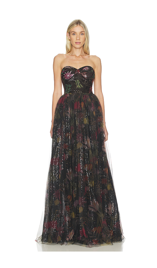 AFEW Rahul Mishra Rahul Mishra Plantopia Gown in Multi. L also in M, S