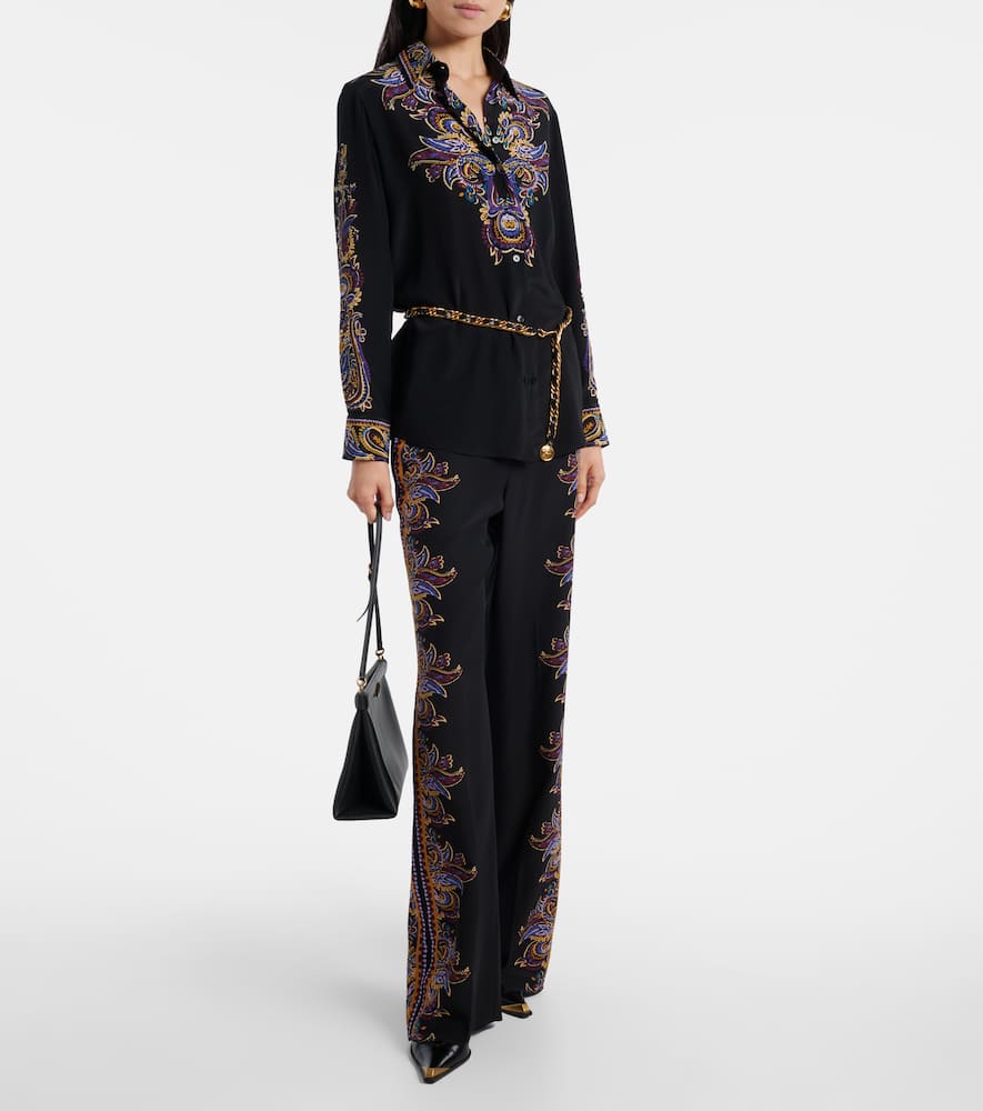 Paisley silk shirt