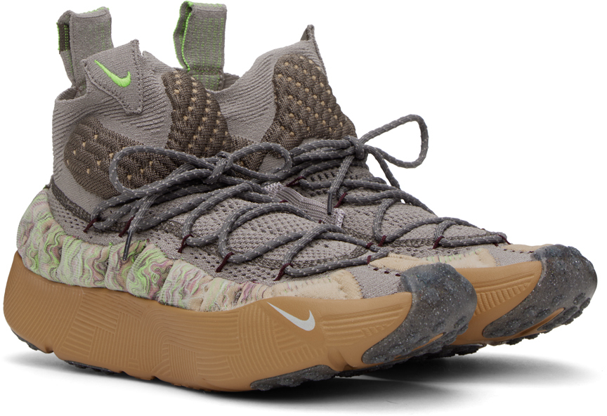 Beige & Gray ISPA Sense Flyknit Sneakers