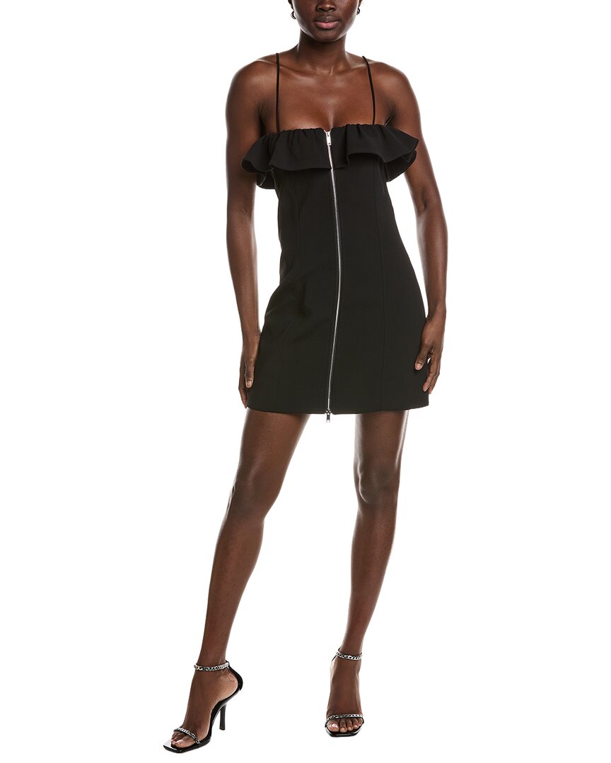 Bonded Crepe Strap Mini Dress