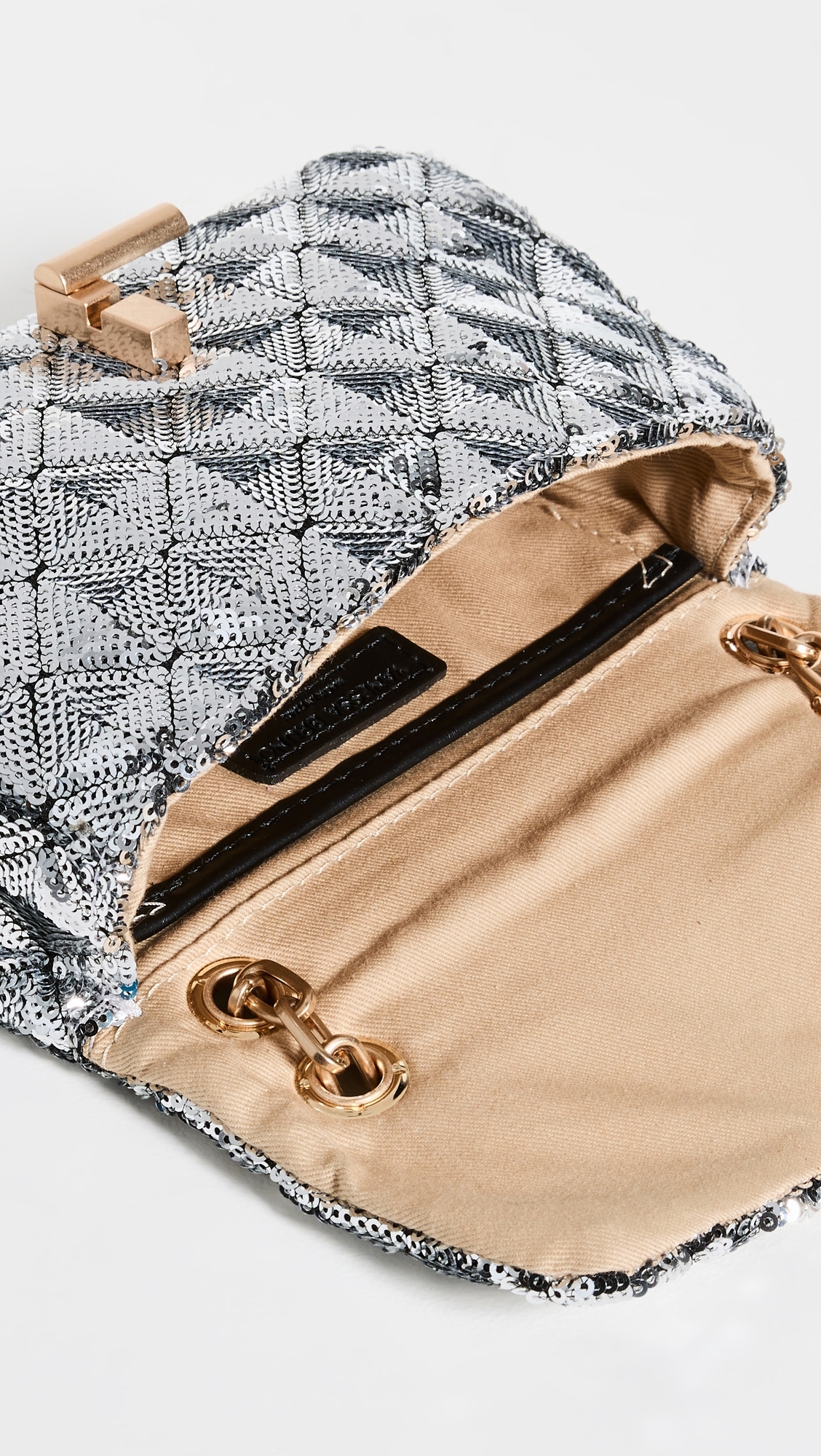 Nano Moon Bag Silver One Size