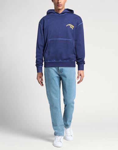 Man Sweatshirt Navy Size M Cotton