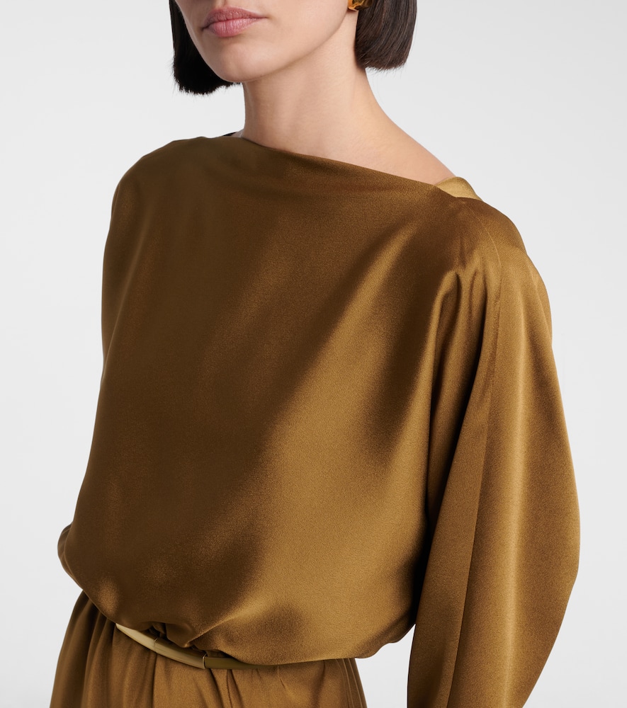 Pentola satin cocktail dress