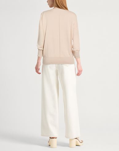 By Slowear Woman Sweater Beige Size L Cotton, Elastane