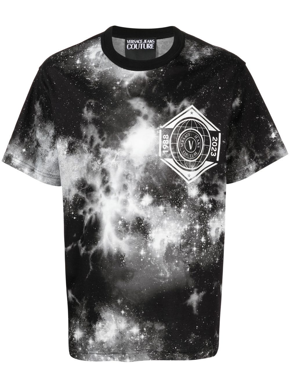 Logo tie-dye T-shirt - Black