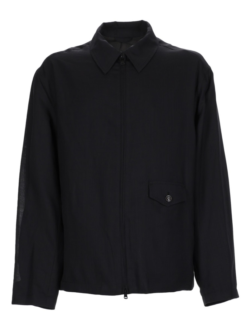 Our Legacy - collared coat front pocket buttoned cuff