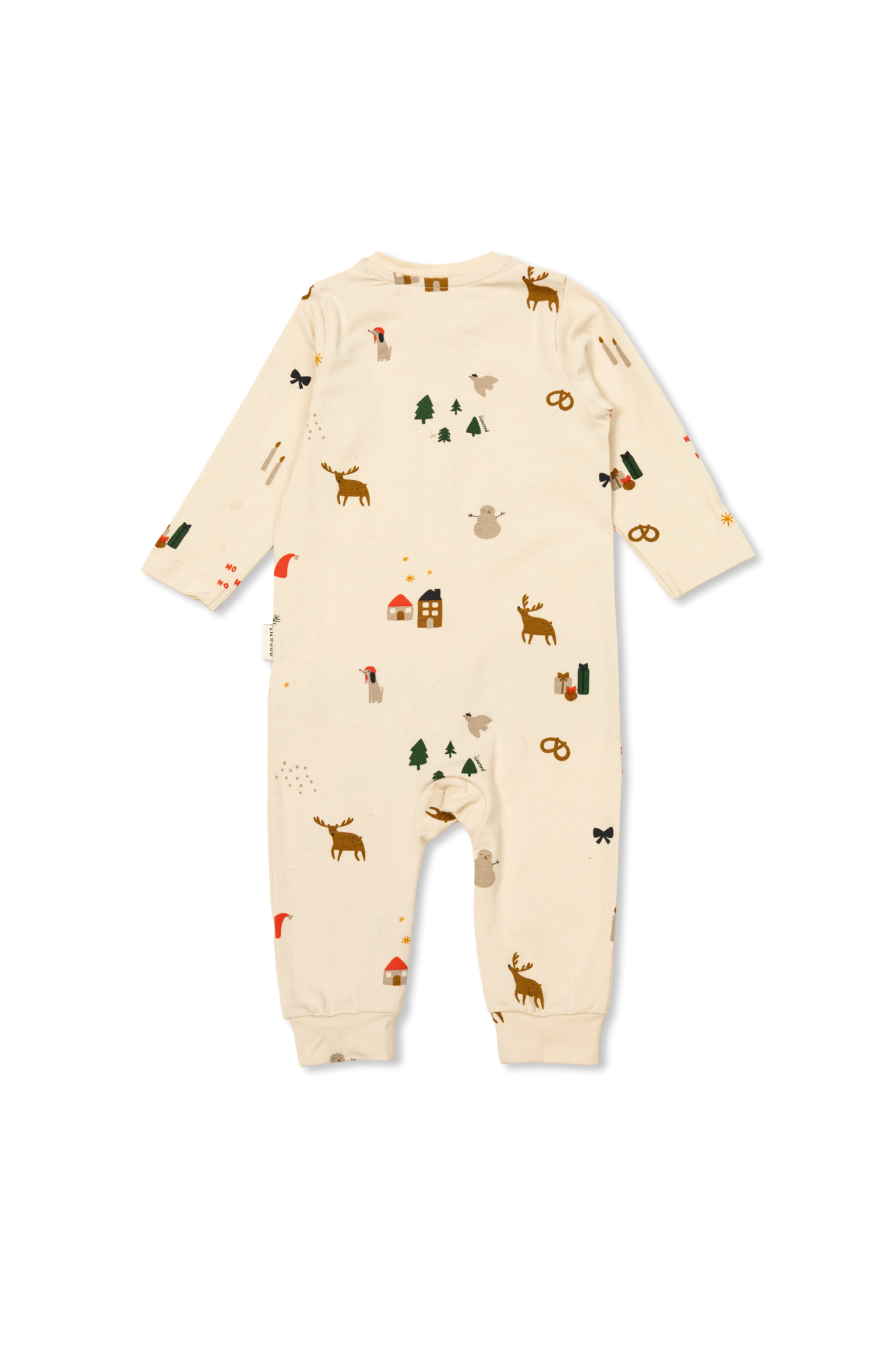 Patterned Pajamas, Unisex, Beige