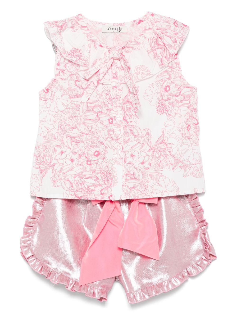 Alapage Clivia shorts set - Pink