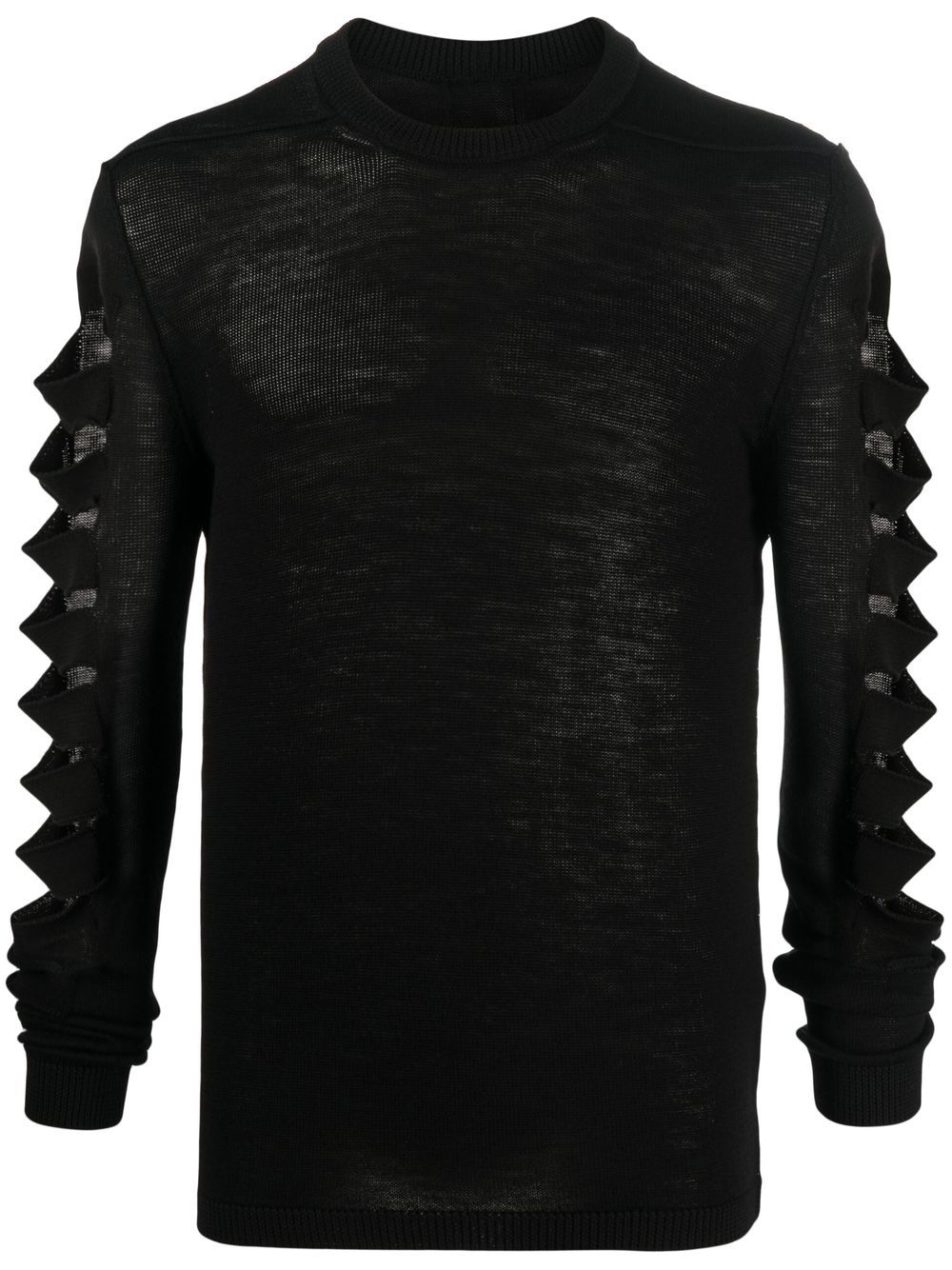 Cut-out detail jumper - Black