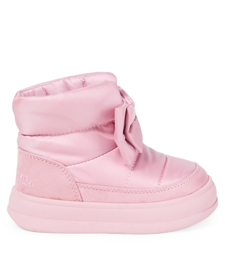 Bow-detail ankle boots