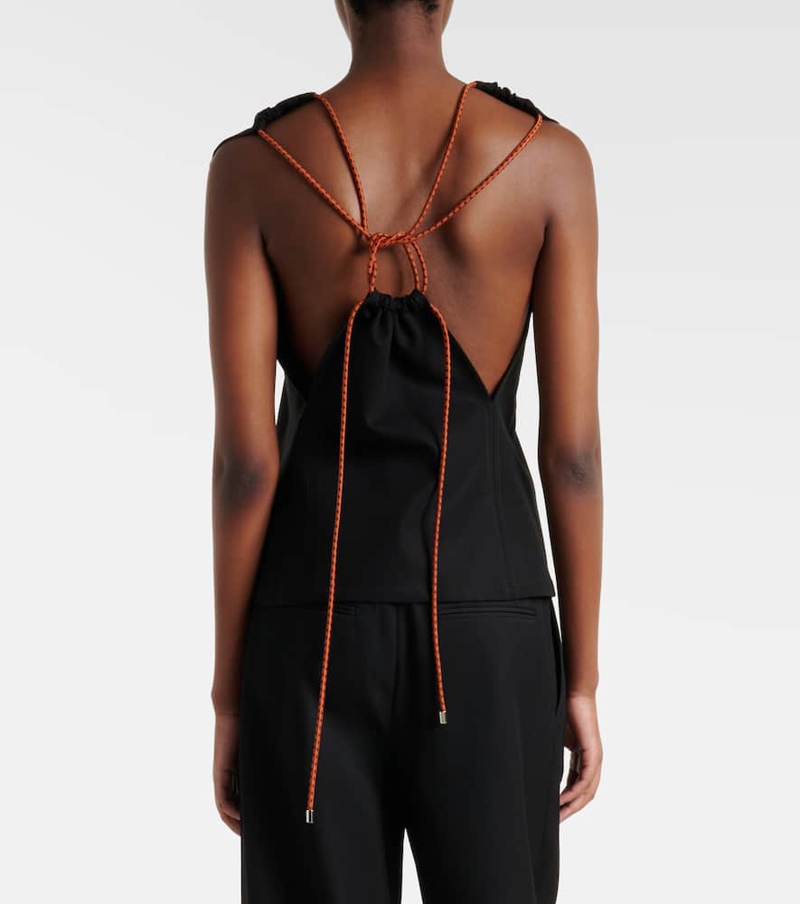 Cotton crêpe top