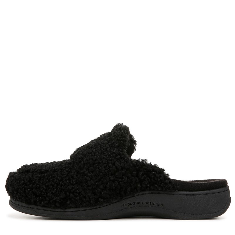 Women's Gemma II Mule Slipper Shoes (Black Fabric)