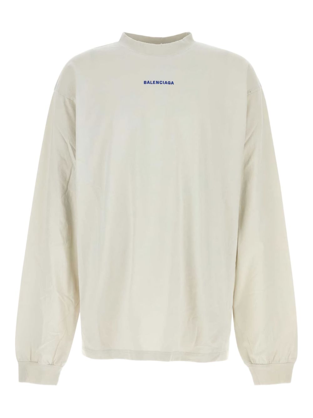 Cotton long-sleeve sweatshirt - White