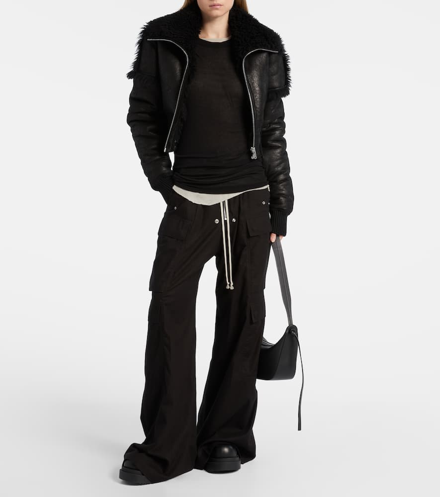 Belas cotton and wool cargo pants