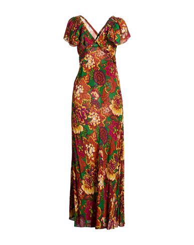 Woman Maxi dress Rust Size 8 Viscose