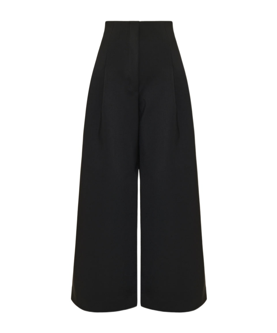 Pleated casual pants