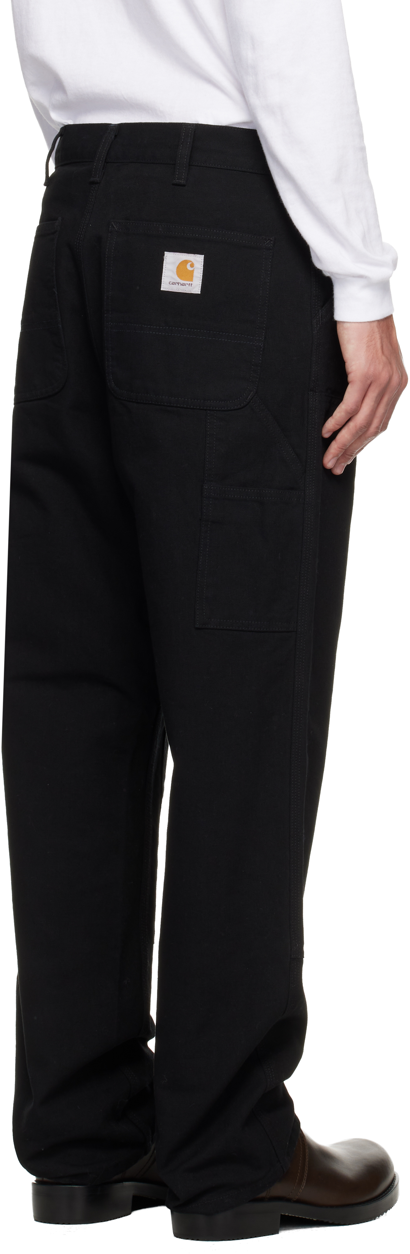 Black Double Knee Trousers