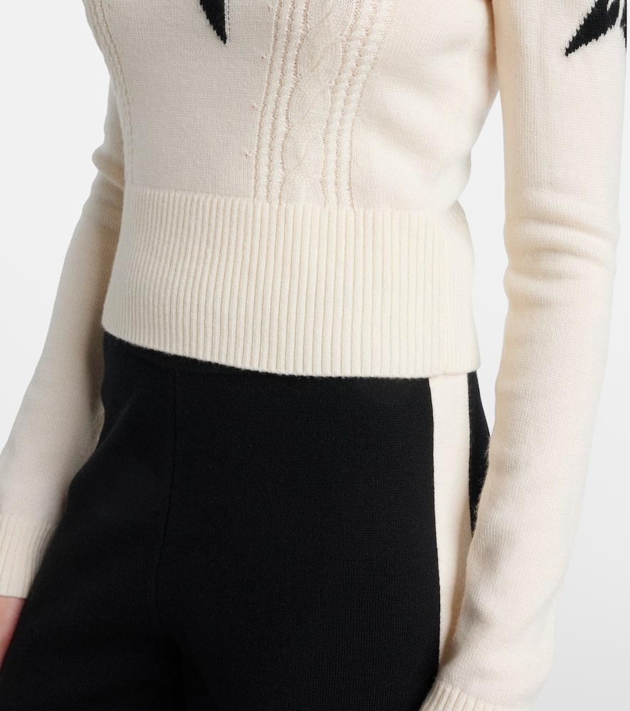 Intarsia wool sweater
