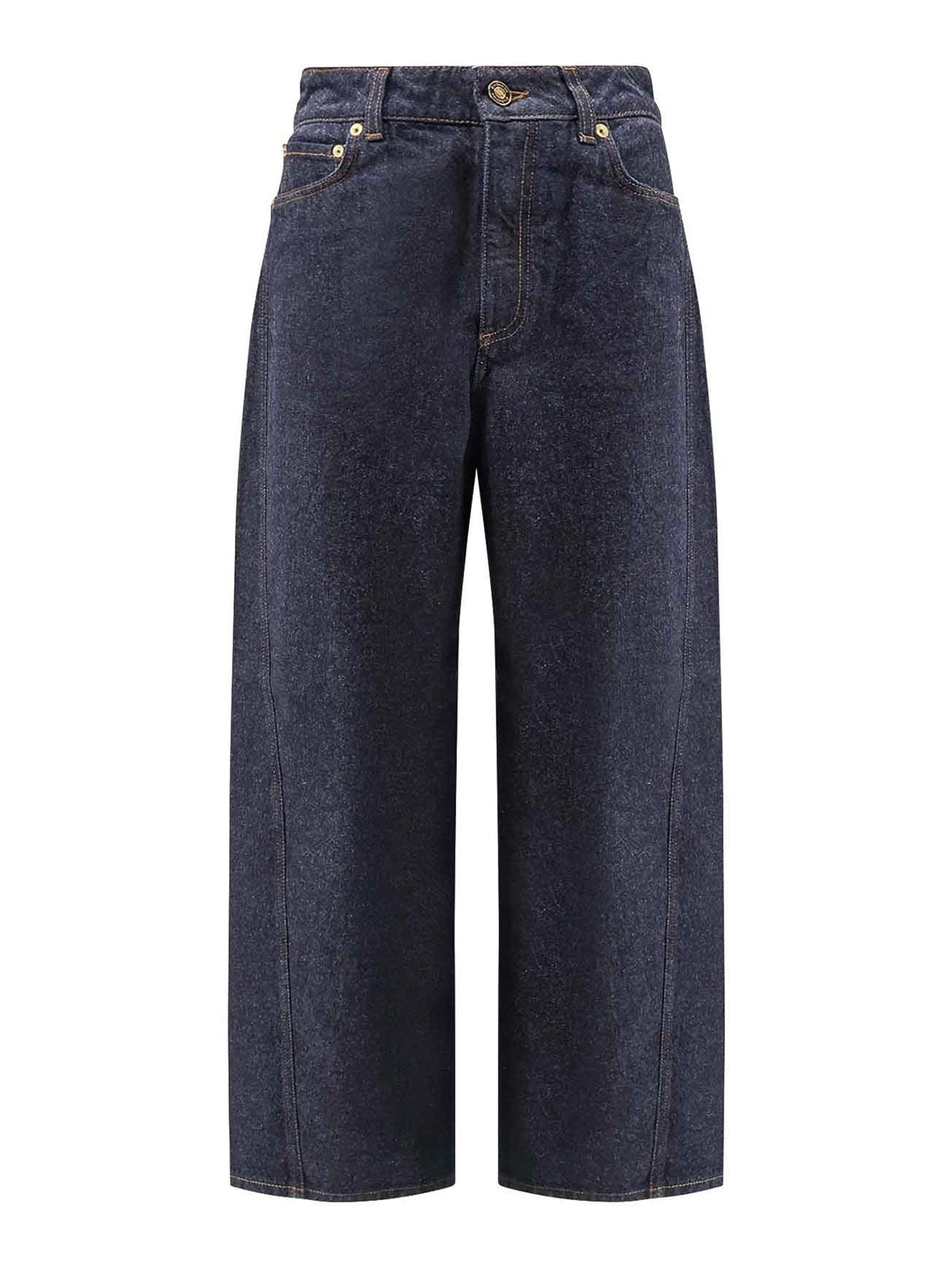 Jeans Twisted Dark Blue Denim