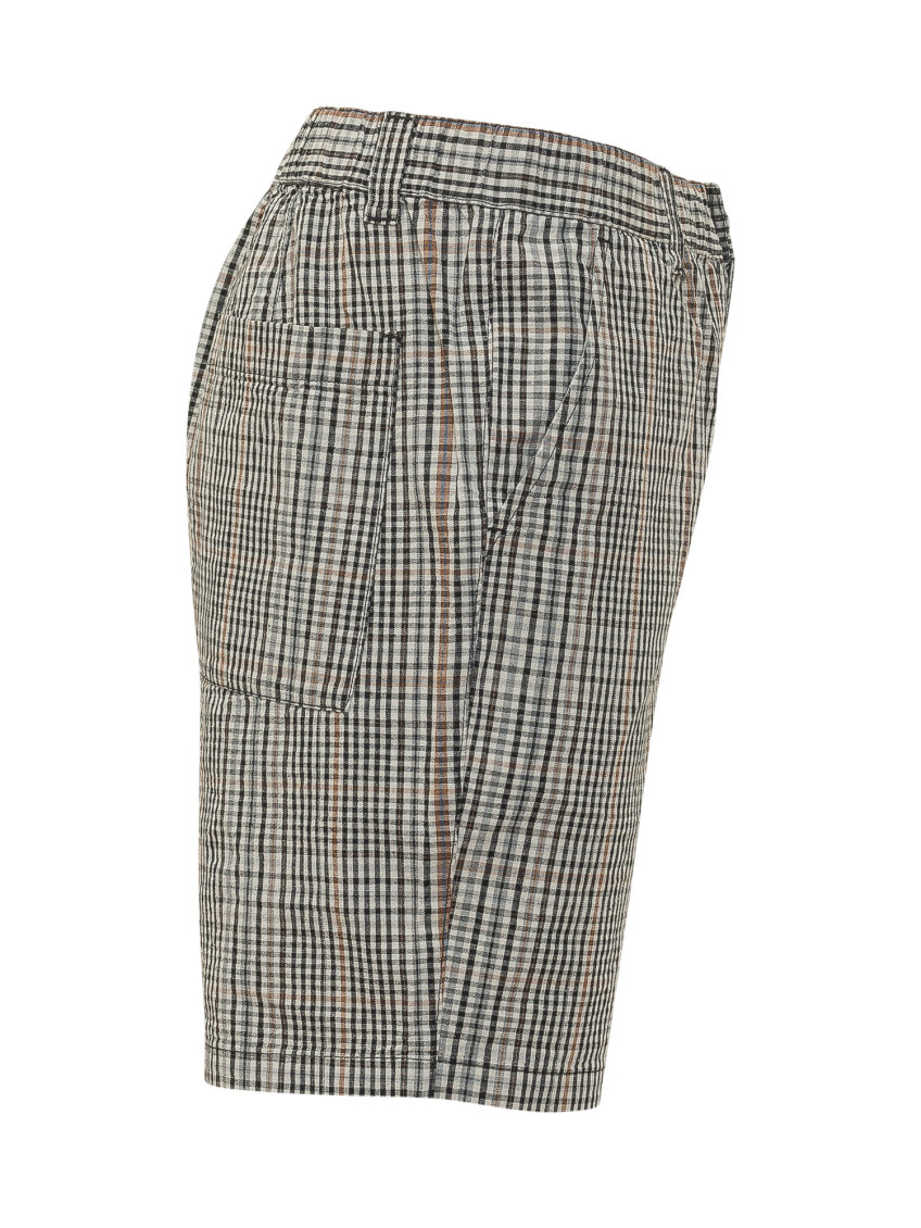 Grey Checks Shorts