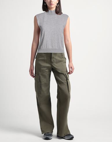 Woman Turtleneck Light grey Size ONESIZE Wool, Cashmere, Metallic fiber
