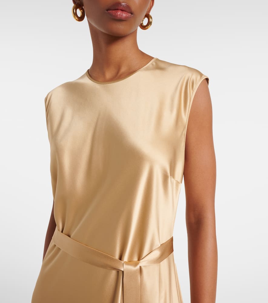 Garnier silk satin midi dress