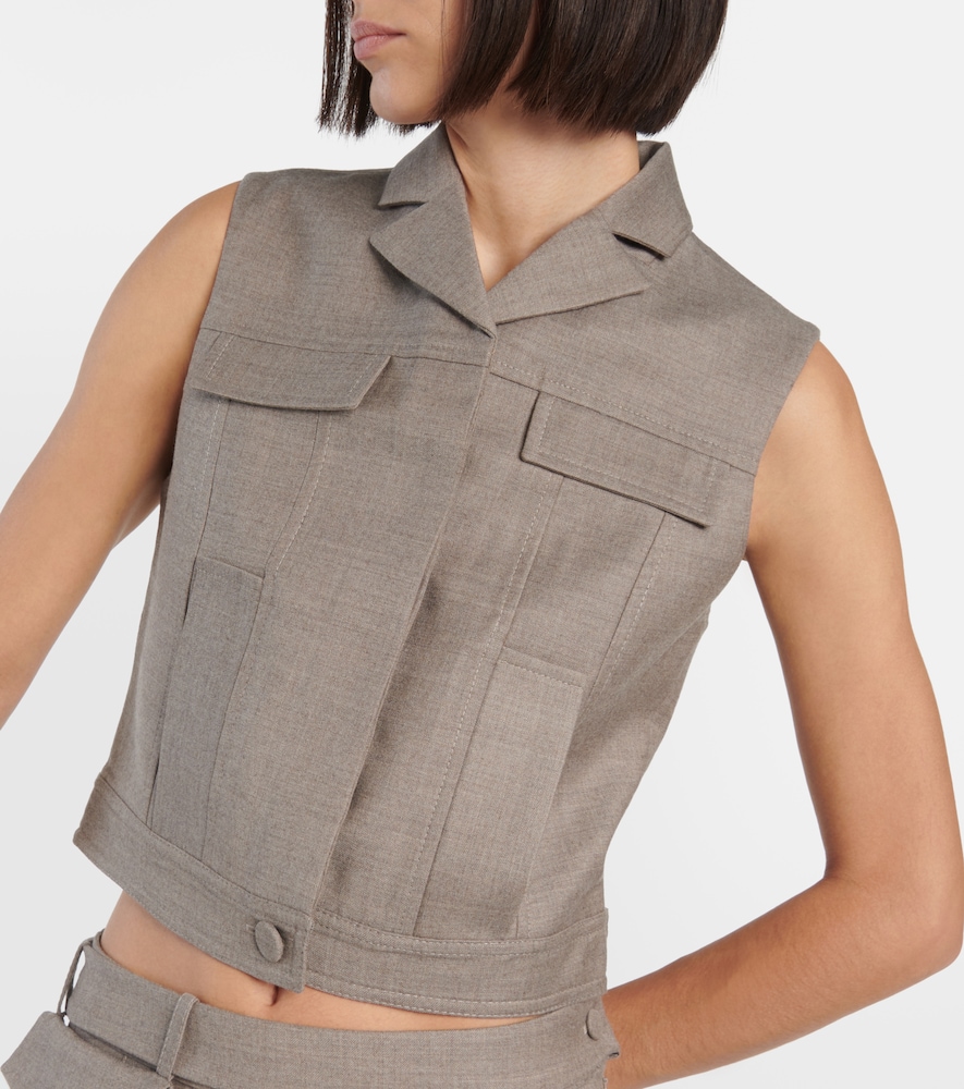Mia wool crop top