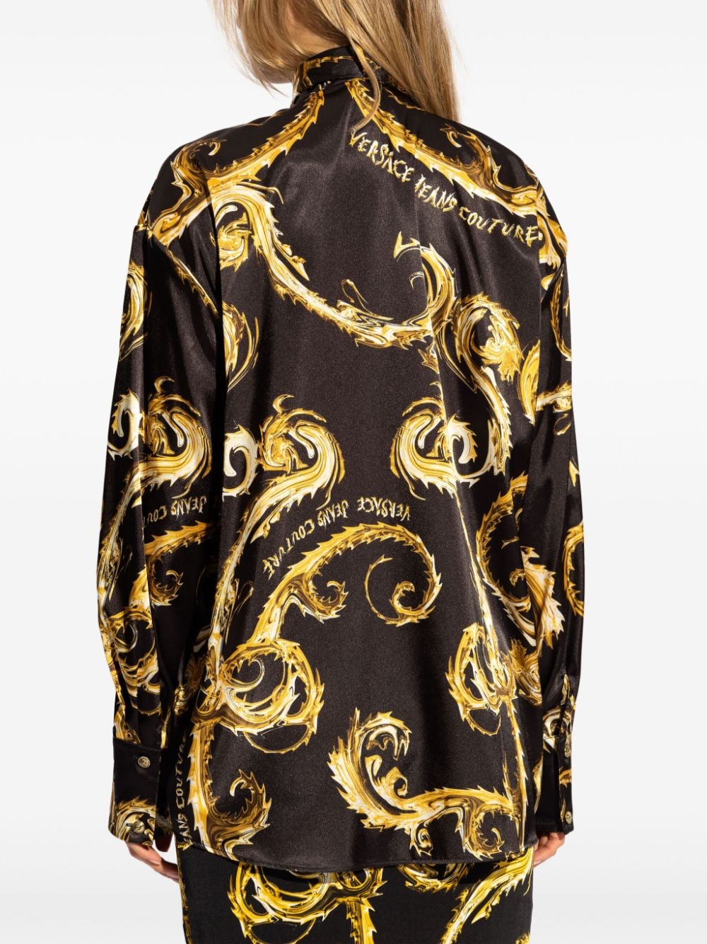 Bow Satin Shirt