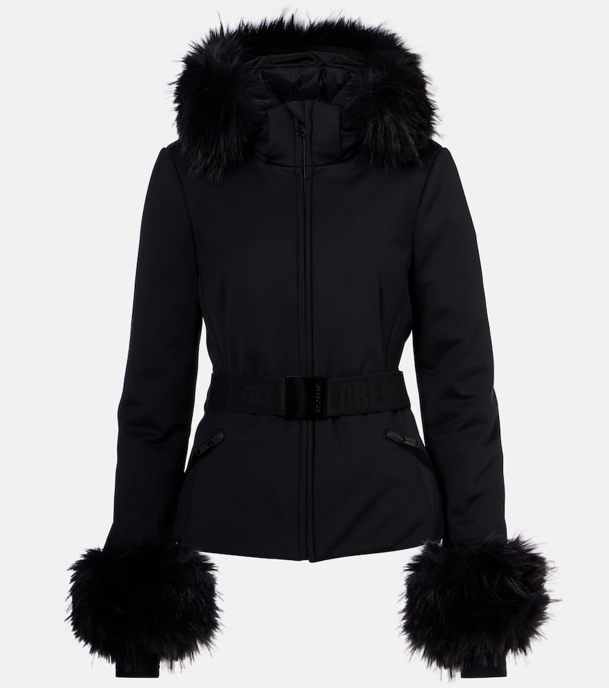 Giselle faux fur-trimmed ski jacket