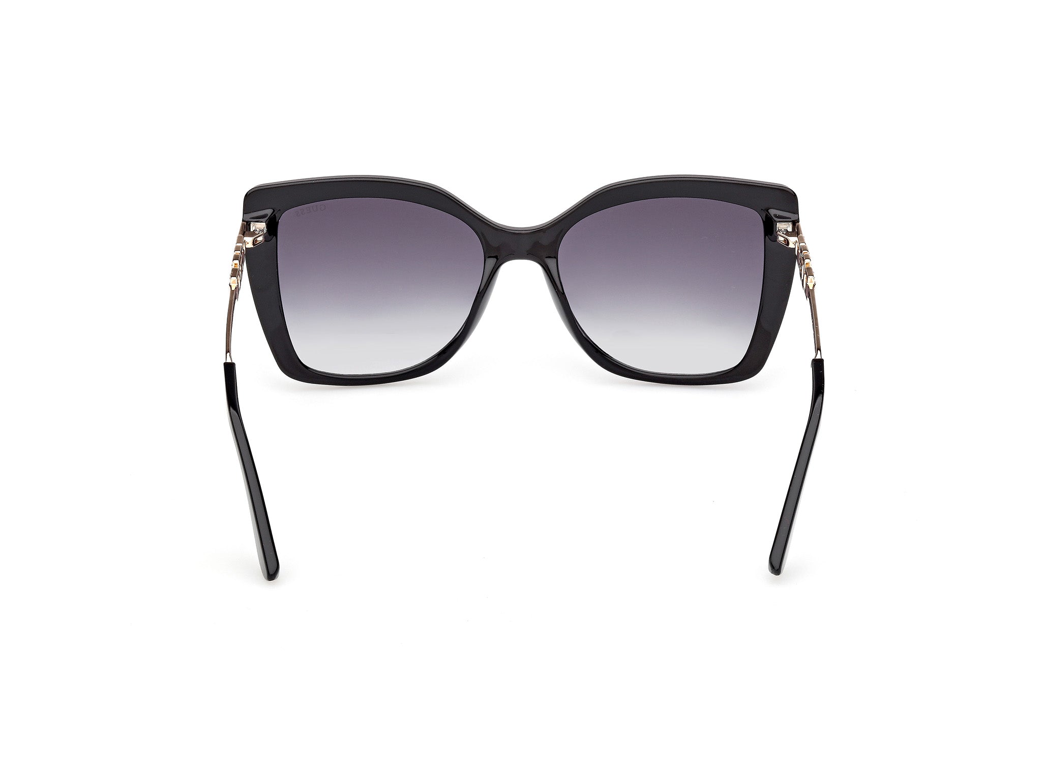 Guess Woman Guess GU00266 01B Sunglasses Injected Black Smoke Squared Norma