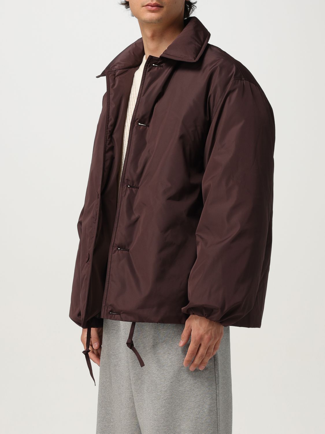 Coat Men color Brown