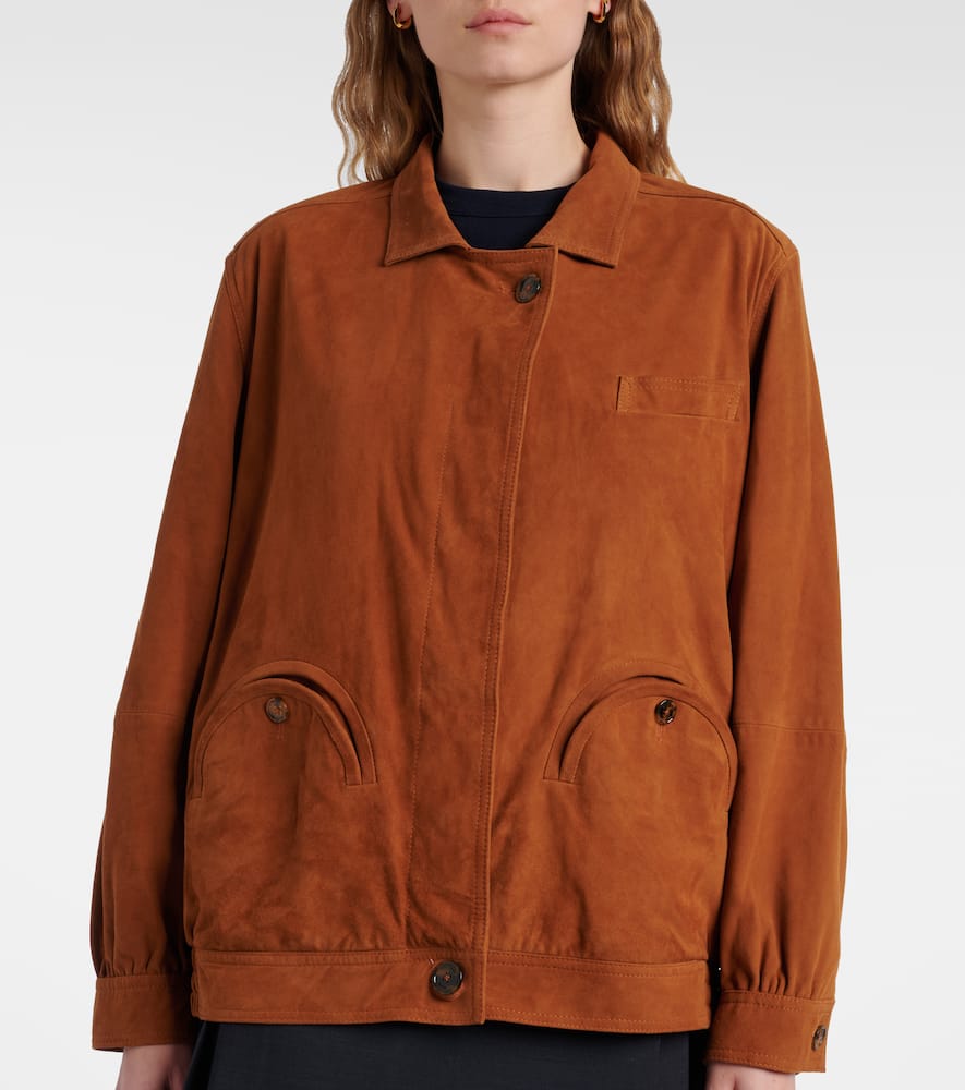 Blazé Milano Viva Cleo suede bomber jacket
