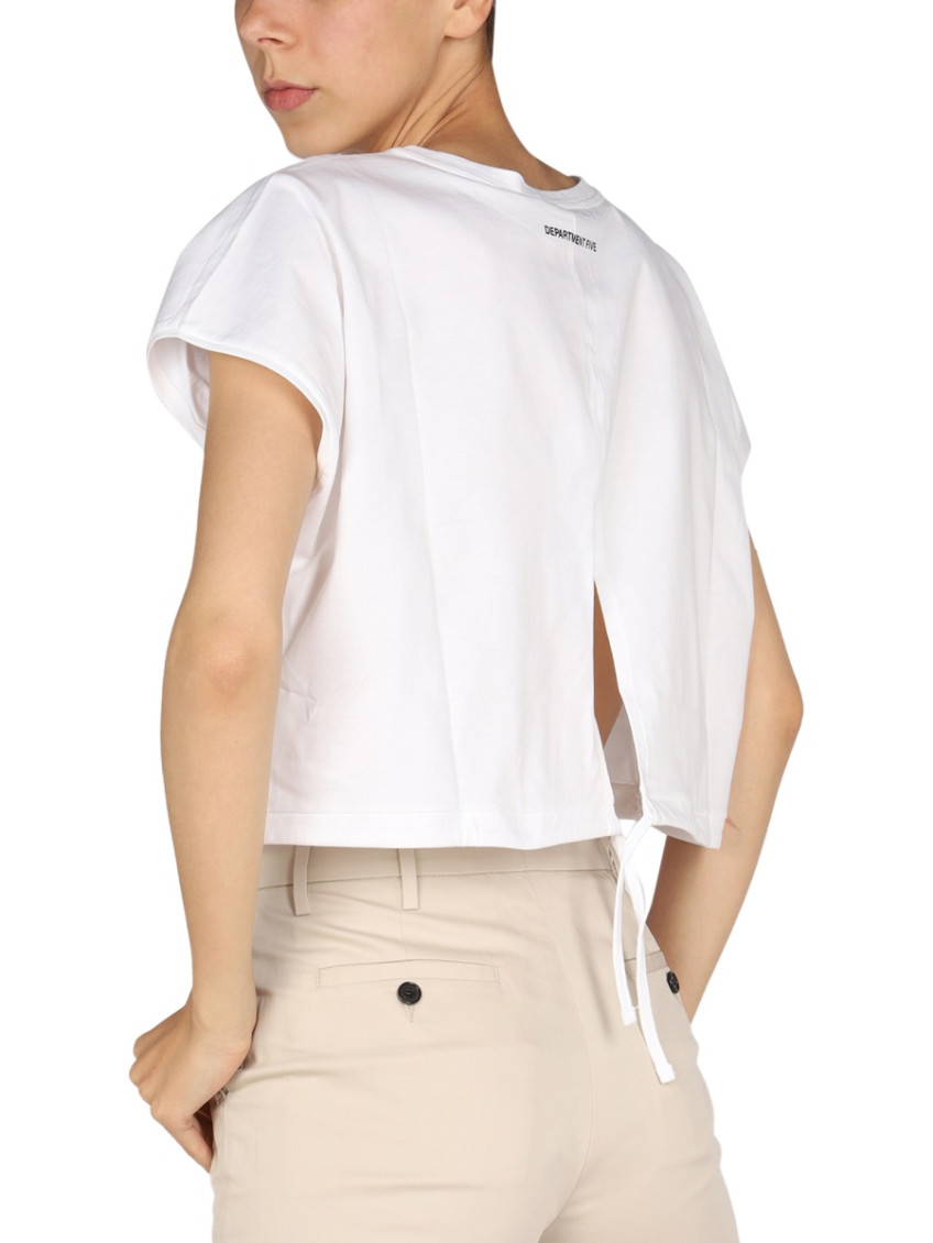 White Solid Crew Neck T-Shirt