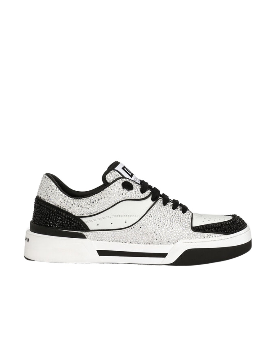 New Roma rhinestone-embellished sneakers