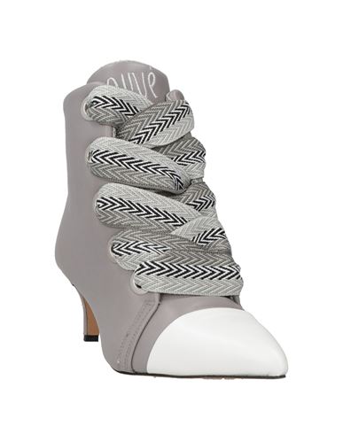 Ovyé Woman Ankle boots Grey Size 6 Leather