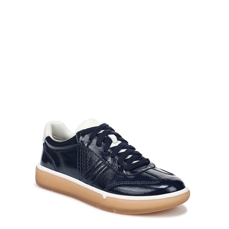 Women's City Walk Sneakers (Navy Blue Tumbled Leather)