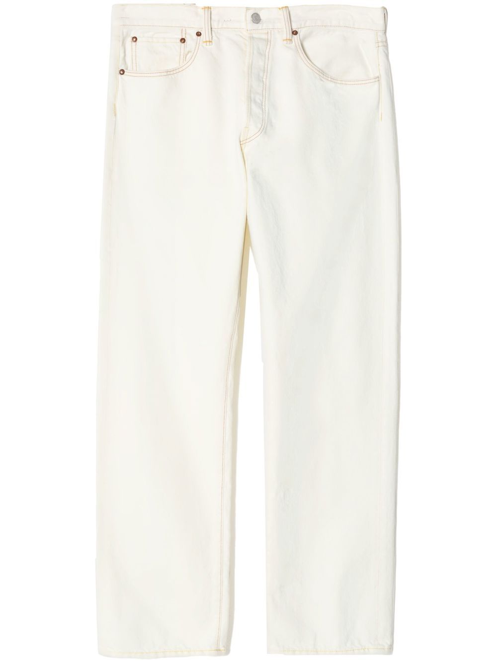 50s Straight-leg jeans - White