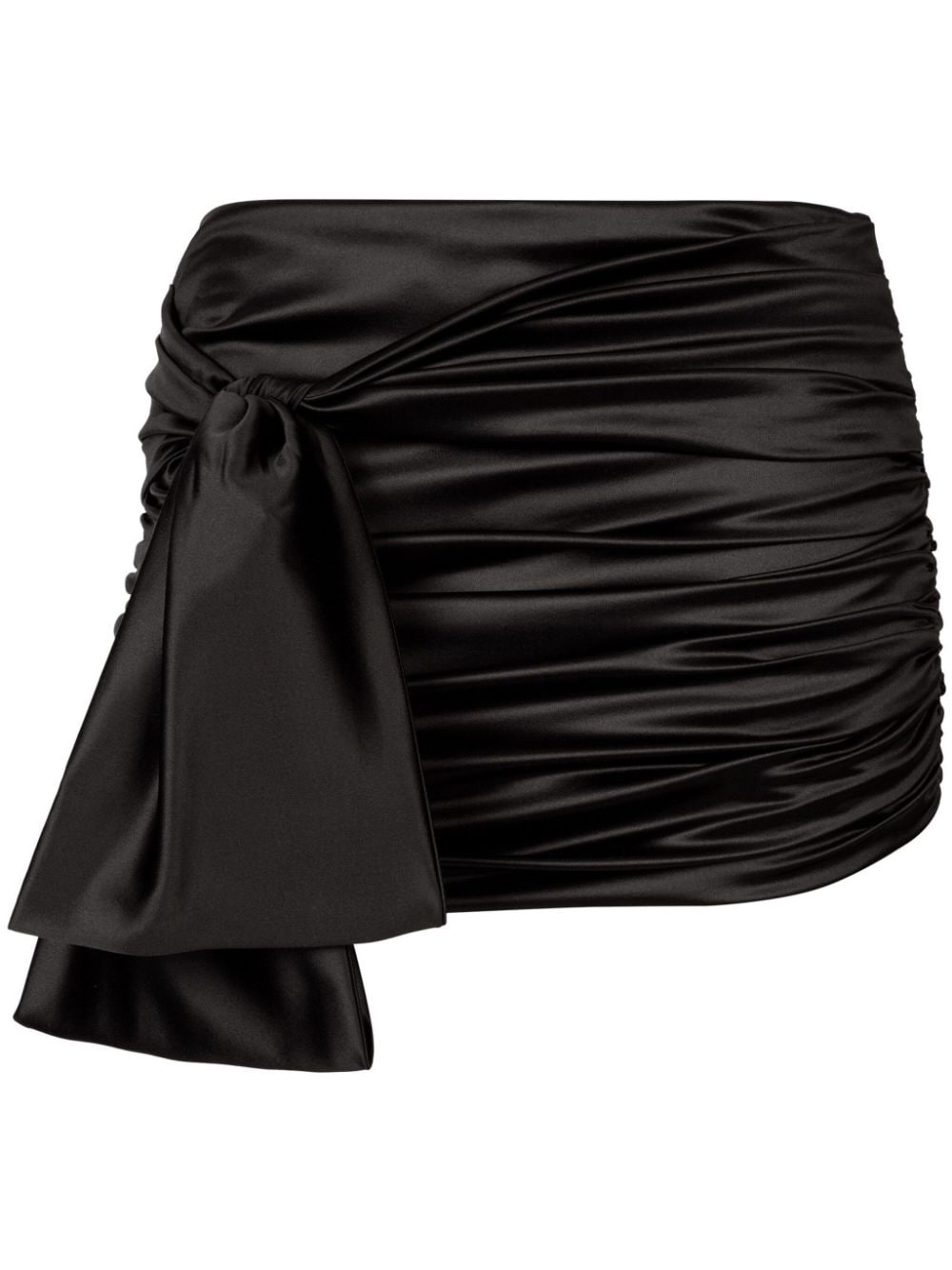 Mini skirt with knot