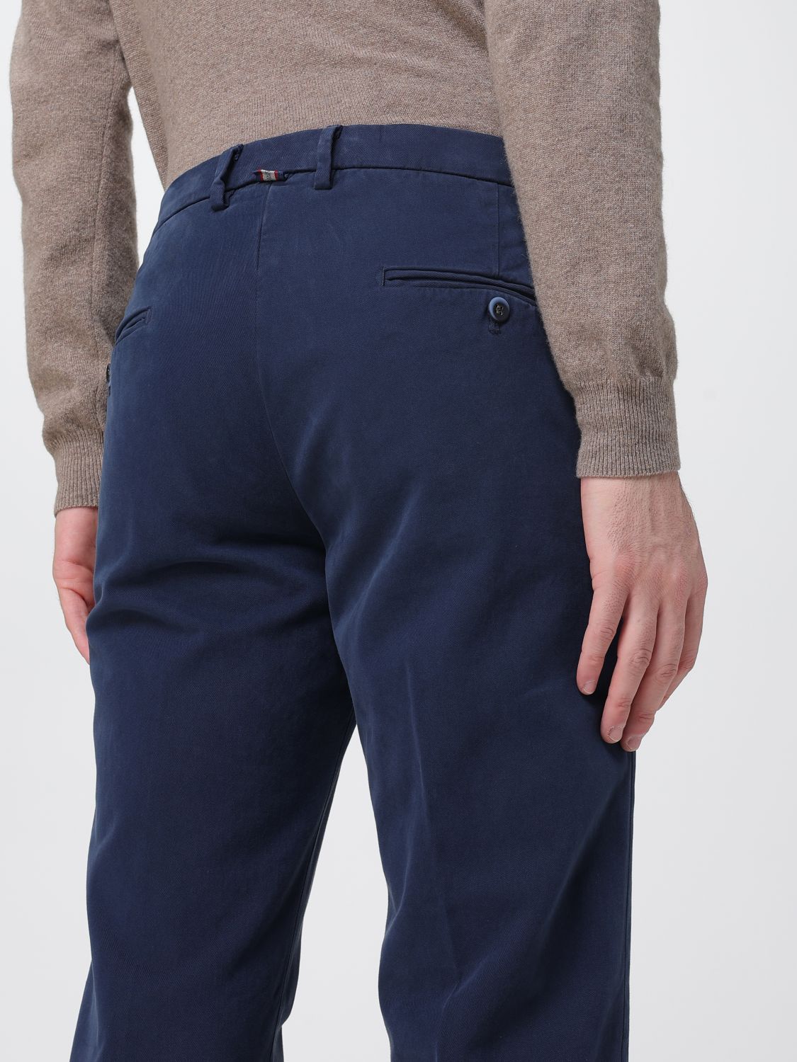 Pants Men color Blue