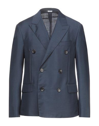Man Blazer Midnight blue Size 42 Mohair wool, Wool